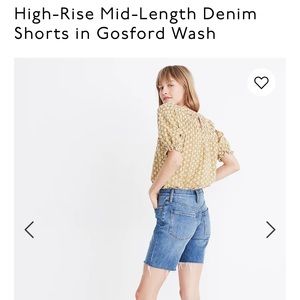 Madewell Denim Cutoff Shorts